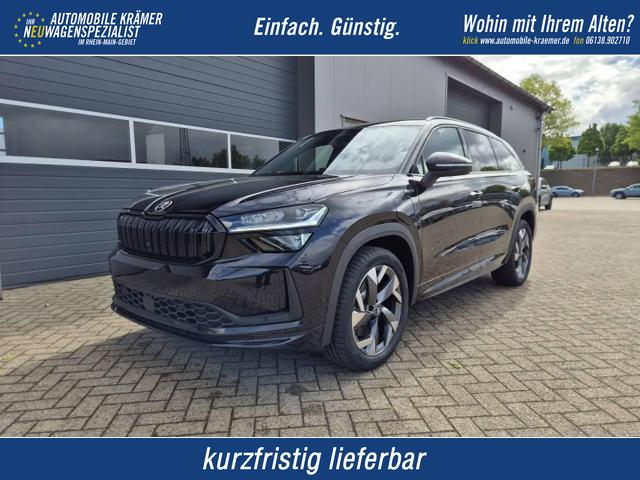 Skoda Kodiaq - Sportline 1.5 TSI 204PS PHEV DSG schwenkb. AHK elektr. PanoDach HUD Alcantara PDC v+h 360&deg;Kamera CANTON Sound Klimaautomatik Sitzheizung Lenkradheizung Navi Apple CarPlay Android Auto 2xKeyless 19"LM vollelektr. Reichweite 116KM