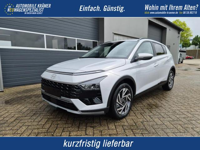 Hyundai BAYON - Trend 1.0 T-GDI 90PS Klimaautomatik R&uuml;ckf.Kamera Parksensoren Sitzheizung Lenkradheizung Bluetooth Touchscreen Tempomat Apple CarPlay + Android Auto 16"LM