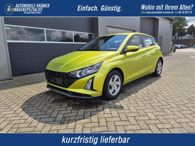 Hyundai i20 - 1.0 T-GDI 90PS 5-t&uuml;rig Sitzheizung Lenkradheizung R&uuml;ckf.Kamera PDC Klima Apple CarPlay Android Auto Tempomat Touchscreen