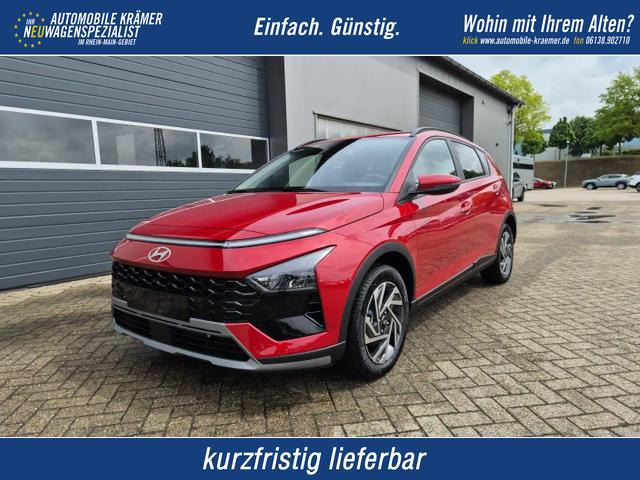 Hyundai BAYON - Trend 1.0 T-GDI 90PS Klimaautomatik R&uuml;ckf.Kamera Parksensoren Sitzheizung Lenkradheizung Bluetooth Touchscreen Tempomat Apple CarPlay + Android Auto 16"LM