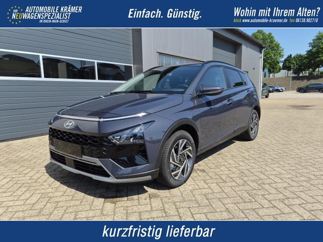 Hyundai BAYON - Trend 1.0 T-GDI 90PS Klimaautomatik R&uuml;ckf.Kamera Parksensoren Sitzheizung Lenkradheizung Bluetooth Touchscreen Tempomat Apple CarPlay + Android Auto 16"LM
