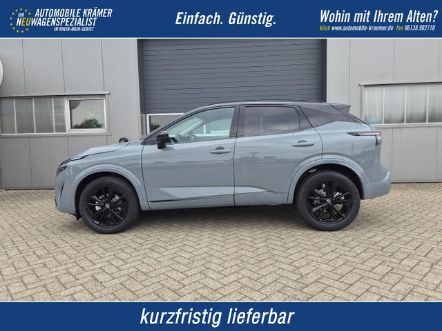 Nissan Qashqai - 1.3 DIG-T MHEV 158 PS X-Tronic N-Design Head-Up Display Teil-Leder Klimaautomatik Sitzheizung Lenkradheizung Navi elektr. Heckklappe ACC PDC v+h 360&deg;Kamera DAB Bluetooth Touchscreen Apple CarPlay Android Auto 19"Zoll