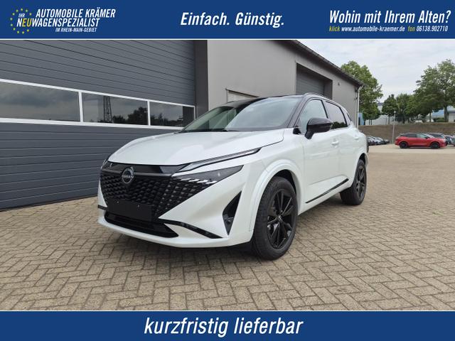 Nissan Qashqai - 1.3 DIG-T MHEV 158 PS X-Tronic N-Design Head-Up Display Teil-Leder Klimaautomatik Sitzheizung Lenkradheizung Navi elektr. Heckklappe ACC PDC v+h 360&deg;Kamera DAB Bluetooth Touchscreen Apple CarPlay Android Auto 19"Zoll
