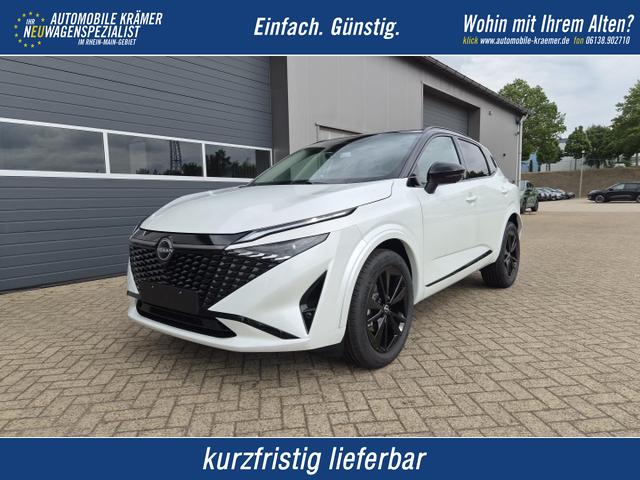 Nissan Qashqai - 1.3 DIG-T MHEV 158 PS X-Tronic N-Design PanoDach Teil-Leder Klimaautomatik Sitzheizung Lenkradheizung Navi ACC PDC v+h 360&deg;Kamera DAB Bluetooth Touchscreen Apple CarPlay Android Auto 19"Zoll