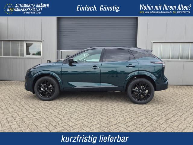 Nissan Qashqai - 1.3 DIG-T MHEV 158 PS X-Tronic N-Design Head-Up Display Teil-Leder Klimaautomatik Sitzheizung Lenkradheizung Navi elektr. Heckklappe ACC PDC v+h 360&deg;Kamera DAB Bluetooth Touchscreen Apple CarPlay Android Auto 19"Zoll