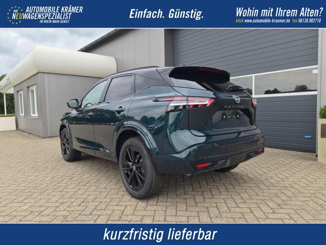Nissan Qashqai - 1.3 DIG-T MHEV 158 PS X-Tronic N-Design Head-Up Display Teil-Leder Klimaautomatik Sitzheizung Lenkradheizung Navi elektr. Heckklappe ACC PDC v+h 360&deg;Kamera DAB Bluetooth Touchscreen Apple CarPlay Android Auto 19"Zoll