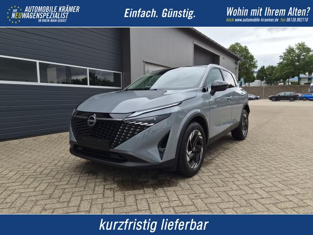 Nissan Qashqai - 1.3 DIG-T MHEV 158 PS X-Tronic N-Connecta Teil-Leder PanoGlasdach Klimaautomatik Sitzheizung Lenkradheizung Navi ACC PDC v+h 360&deg;Kamera DAB Bluetooth Touchscreen Apple CarPlay Android Auto 18"LM