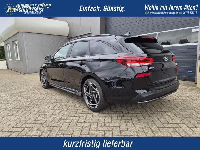 Hyundai i30 Kombi - 1.6 T-GDI 150PS Automatik N-Line Sitzheizung Lenkradheizung Klimaautomatik Navi 10,3"-Touchscreen Bluelink Apple CarPlay + Android Auto PDC v+h R&uuml;ckf.Kamera 18-LM