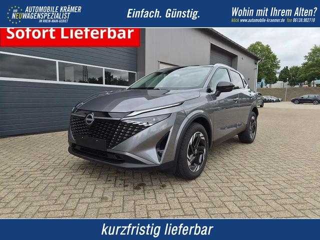 Nissan Qashqai - 1.3 DIG-T MHEV 158 PS X-Tronic N-Connecta Teil-Leder PanoGlasdach Klimaautomatik Sitzheizung Lenkradheizung Navi ACC PDC v+h 360&deg;Kamera DAB Bluetooth Touchscreen Apple CarPlay Android Auto 18"LM