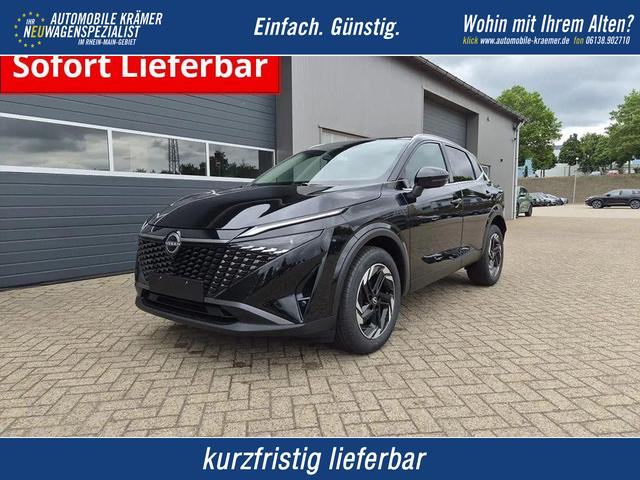 Nissan Qashqai - 1.3 DIG-T MHEV 158 PS X-Tronic N-Connecta Teil-Leder PanoGlasdach Klimaautomatik Sitzheizung Lenkradheizung Navi ACC PDC v+h 360&deg;Kamera DAB Bluetooth Touchscreen Apple CarPlay Android Auto 18"LM