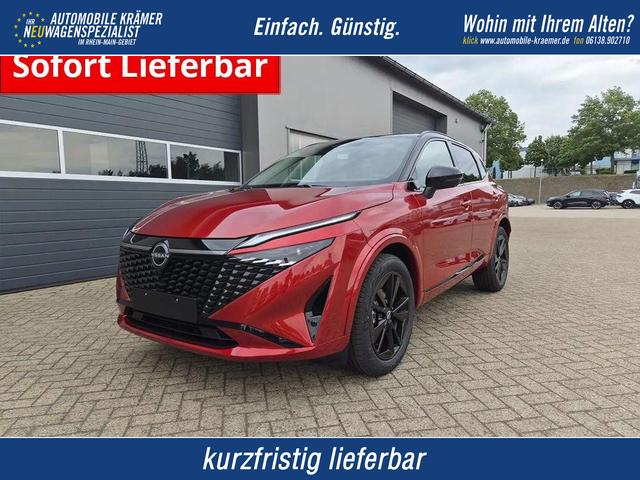 Nissan Qashqai - 1.3 DIG-T MHEV 158 PS X-Tronic N-Design Head-Up Display Teil-Leder Klimaautomatik Sitzheizung Lenkradheizung Navi elektr. Heckklappe ACC PDC v+h 360&deg;Kamera DAB Bluetooth Touchscreen Apple CarPlay Android Auto 19"Zoll