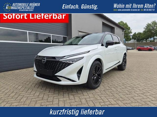 Nissan Qashqai - 1.3 DIG-T MHEV 158 PS X-Tronic N-Design Head-Up Display Teil-Leder Klimaautomatik Sitzheizung Lenkradheizung Navi elektr. Heckklappe ACC PDC v+h 360&deg;Kamera DAB Bluetooth Touchscreen Apple CarPlay Android Auto 19"Zoll