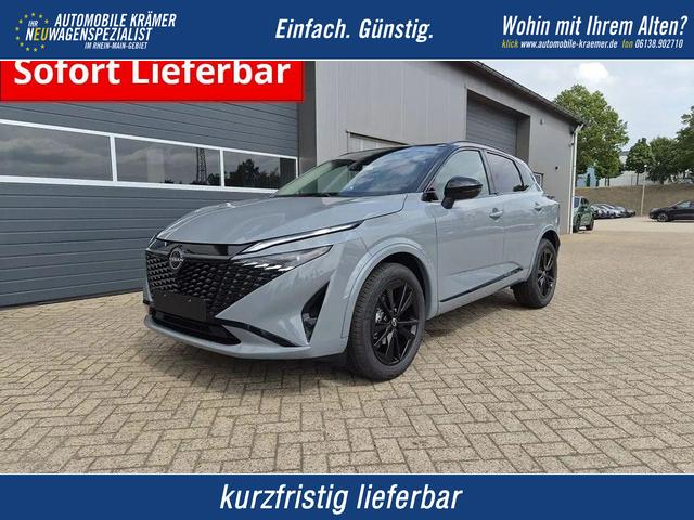 Nissan Qashqai - 1.3 DIG-T MHEV 158 PS X-Tronic N-Design PanoDach Teil-Leder Klimaautomatik Sitzheizung Lenkradheizung Navi ACC PDC v+h 360&deg;Kamera DAB Bluetooth Touchscreen Apple CarPlay Android Auto 19"Zoll