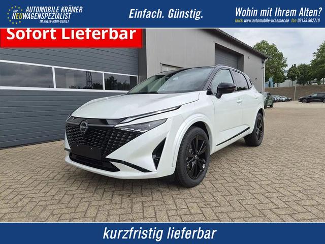Nissan Qashqai - 1.3 DIG-T MHEV 158 PS X-Tronic N-Design PanoDach Teil-Leder Klimaautomatik Sitzheizung Lenkradheizung Navi ACC PDC v+h 360&deg;Kamera DAB Bluetooth Touchscreen Apple CarPlay Android Auto 19"Zoll
