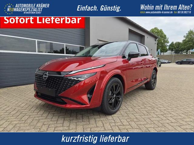 Nissan Qashqai - 1.3 DIG-T MHEV 158 PS X-Tronic N-Design PanoDach Teil-Leder Klimaautomatik Sitzheizung Lenkradheizung Navi ACC PDC v+h 360&deg;Kamera DAB Bluetooth Touchscreen Apple CarPlay Android Auto 19"Zoll