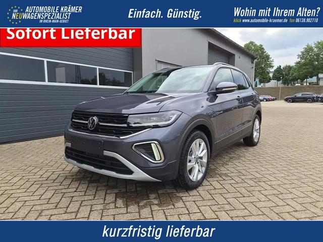Volkswagen T-Cross - 1.0 TSI 116PS DSG Life AHK (abnehmbar) IQ.LIGHT-LED-Matrix Sitzheizung R&uuml;ckf.Kamera Klimaautomatik Abstandstempomat Apple CarPlay Android Auto