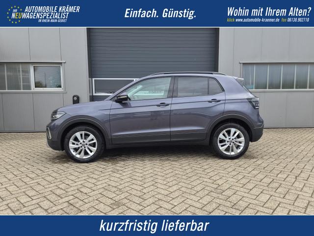 Volkswagen T-Cross - 1.0 TSI 116PS DSG Life AHK (abnehmbar) IQ.LIGHT-LED-Matrix Sitzheizung R&uuml;ckf.Kamera Klimaautomatik Abstandstempomat Apple CarPlay Android Auto