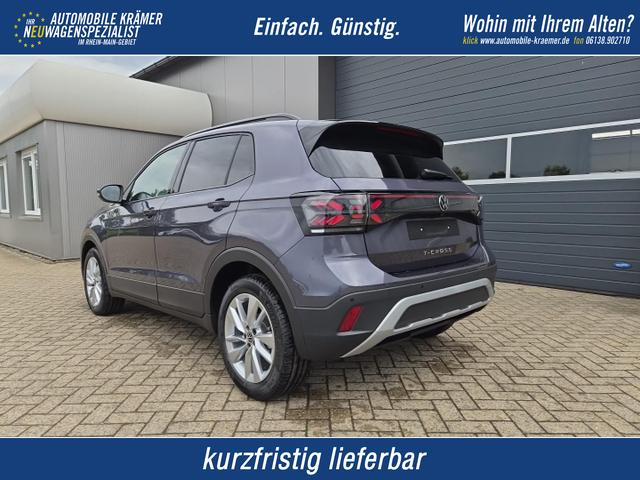 Volkswagen T-Cross - 1.0 TSI 116PS DSG Life AHK (abnehmbar) IQ.LIGHT-LED-Matrix Sitzheizung R&uuml;ckf.Kamera Klimaautomatik Abstandstempomat Apple CarPlay Android Auto