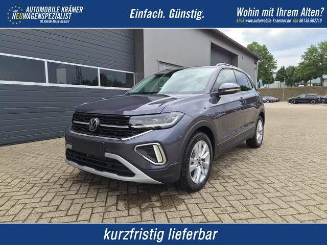 Volkswagen T-Cross - 1.0 TSI 116PS DSG Life AHK (abnehmbar) IQ.LIGHT-LED-Matrix Sitzheizung R&uuml;ckf.Kamera Klimaautomatik Abstandstempomat Apple CarPlay Android Auto