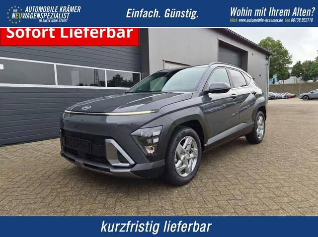 Hyundai KONA - Trend 1.6 T-GDI 150PS Automatik Voll-LED-Scheinw. Sitzheizung Lenkradheizung ACC Klimaautomatik Navi Touchscreen DAB+ Apple CarPlay + Android Auto PDC v+h R&uuml;ckf.Kamera 2xKeyless 17-LM