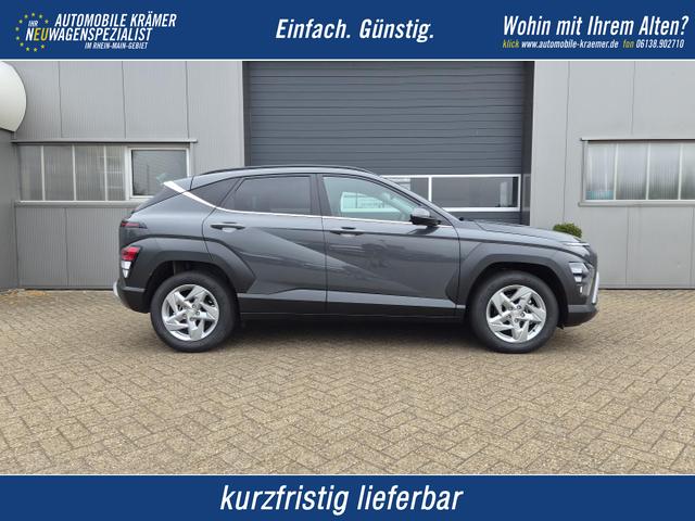 Hyundai KONA - Trend 1.6 T-GDI 150PS Automatik Voll-LED-Scheinw. Sitzheizung Lenkradheizung ACC Klimaautomatik Navi Touchscreen DAB+ Apple CarPlay + Android Auto PDC v+h R&uuml;ckf.Kamera 2xKeyless 17-LM