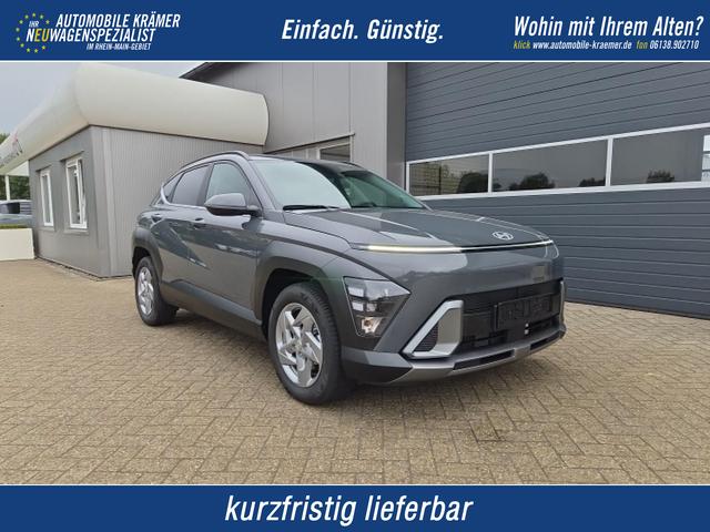 Hyundai KONA - Trend 1.6 T-GDI 150PS Automatik Voll-LED-Scheinw. Sitzheizung Lenkradheizung ACC Klimaautomatik Navi Touchscreen DAB+ Apple CarPlay + Android Auto PDC v+h R&uuml;ckf.Kamera 2xKeyless 17-LM