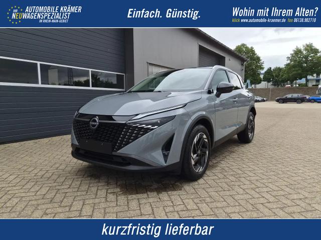 Nissan Qashqai - 1.3 DIG-T MHEV 158 PS X-Tronic N-Connecta Teil-Leder PanoGlasdach Klimaautomatik Sitzheizung Lenkradheizung Navi ACC PDC v+h 360&deg;Kamera DAB Bluetooth Touchscreen Apple CarPlay Android Auto 18"LM