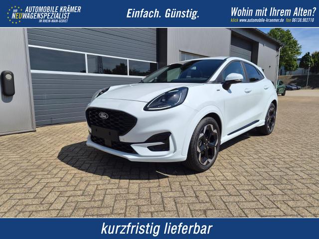 Ford Puma - ST-Line X 1.0 EcoBoost Hybrid 125PS Automatik Premium Leder (Sensico) B+O-Sound elektr. Heckklappe Klimaautomatik Sitzheizung Lenkradheizung Frontscheibe beheizb. Ford-Navi SYNC4 Bluetooth Apple CarPlay Android Auto PDC v+h 18-LM