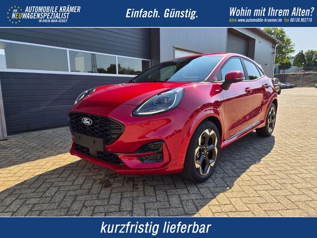 Ford Puma - ST-Line X 1.0 EcoBoost Hybrid 125PS Automatik Premium Leder (Sensico) B+O-Sound elektr. Heckklappe Klimaautomatik Sitzheizung Lenkradheizung Frontscheibe beheizb. Ford-Navi SYNC4 Bluetooth Apple CarPlay Android Auto PDC v+h 18-LM
