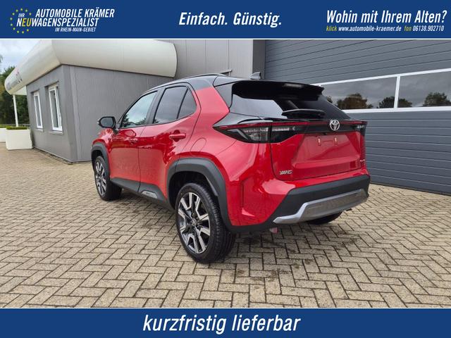 Toyota Yaris - Cross 1.5-l 130PS HEV Automatik Style Matrix-LED elektr. Heckklappe Sitzheizung Lenkradheizung Klimaautomatik Navi Bluetooth wireless Apple CarPlay + Android Auto ACC PDC v+h R&uuml;ckf.Kamera 18"LM