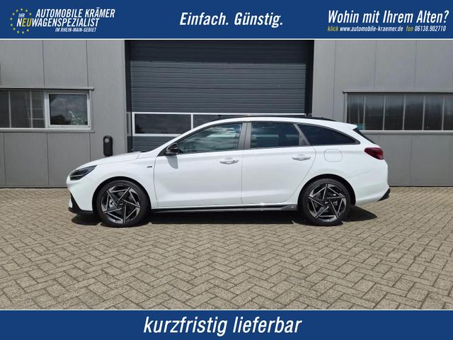 Hyundai i30 Kombi - 1.6 T-GDI 150PS Automatik N-Line Sitzheizung Lenkradheizung Klimaautomatik Navi 10,3"-Touchscreen Bluelink Apple CarPlay + Android Auto PDC v+h R&uuml;ckf.Kamera 18-LM
