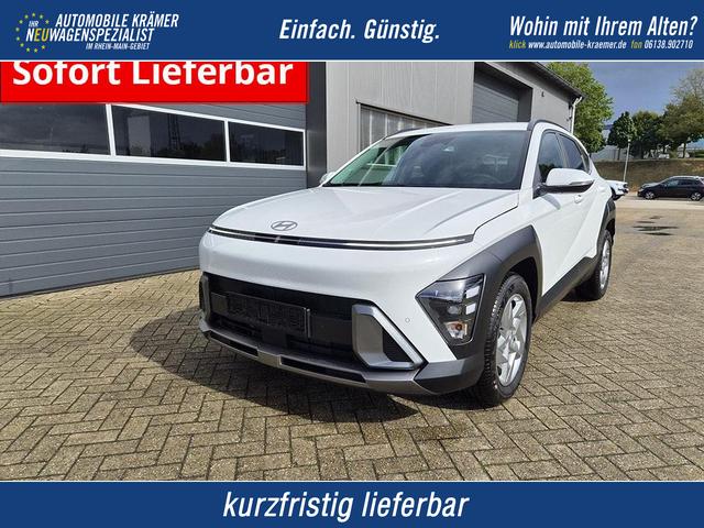 Hyundai KONA - Trend 1.6 T-GDI 150PS Automatik Voll-LED-Scheinw. Sitzheizung Lenkradheizung ACC Klimaautomatik Navi Touchscreen DAB+ Apple CarPlay + Android Auto PDC v+h R&uuml;ckf.Kamera 2xKeyless 17-LM