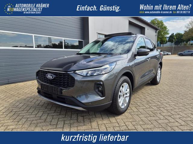 Ford Kuga - Titanium 243PS PHEV Automatik elektr. PanoDach Sitzheizung v+h Lenkradheizung Frontscheibe beheizb. Klimaautomatik Navi SYNC4 Apple CarPlay Android Auto Touchscreen PDC 4xKamera 2xKeyless 17"LM vollelektr. Reichweite 66KM