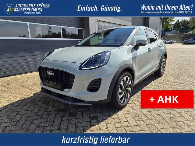 Ford Puma - Titanium 1.0 EcoBoost Hybrid 125PS Automatik abnehm. AHK ACC 4xKamera Klimaautomatik Sitzheizung Lenkradheizung Frontscheibe beheizb. LED-Scheinwerfer SYNC4 Bluetooth Apple CarPlay Android Auto PDC v+h