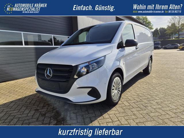 Mercedes-Benz Vito - 114 PRO L2 2.0 CDI 136PS Automatik 2,8t 2-Sitzer Chrompaket innen AHK Klimaautomatik Bluetooth DAB Apple CarPlay Android Auto PDC v+h R&uuml;ckf.Kamera Tempomat Ganzj.Reifen