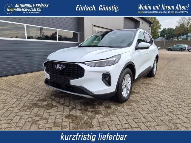 Ford Kuga - Titanium 243PS PHEV Automatik elektr. PanoDach Sitzheizung v+h Lenkradheizung Frontscheibe beheizb. Klimaautomatik Navi SYNC4 Apple CarPlay Android Auto Touchscreen PDC 4xKamera 2xKeyless 17"LM vollelektr. Reichweite 66KM