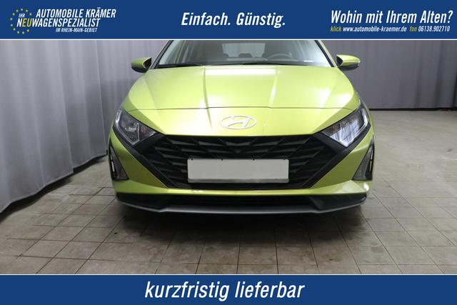 Hyundai i20 - Comfort 1.2 58 kW (79 PS) Klimaanlage, Navigationssystem, Radio mit DAB, Apple CarPlay & Android Auto, R&uuml;ckfahrkamera, Einparkhilfe hinten, Lichtsensor, Spurhalteassistent, Fernlichtassistent, Verkehrszeichenassistent uvm.