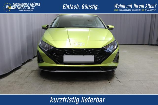 Hyundai i20 - Family 1.0 T-GDI 73 kW (100 PS) Navigationssystem, Klimaautomatik, Sitzheizung, Lenkradheizung, Radio mit DAB, Apple CarPlay & Android Auto, R&uuml;ckfahrkamera, Einparkhilfe hinten, Lichtsensor, Spurassistent, Fernlichtassistent, Verkehrszeichenassistent uvm.