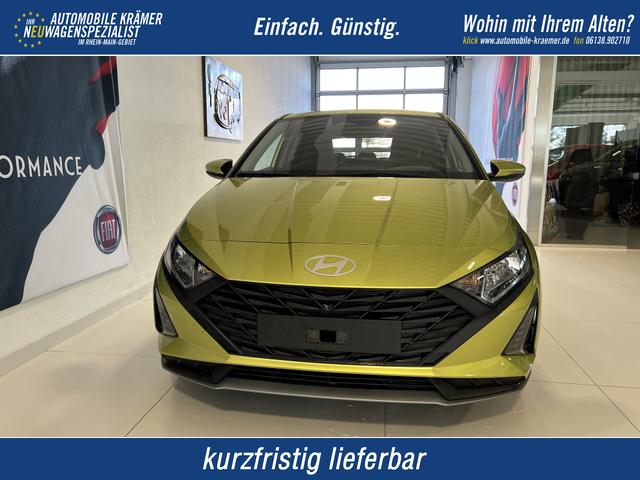 Hyundai i20 - Family 1.2i 58 kW (79 PS) Navigationssystem, Klimaautomatik, Sitzheizung, Lenkradheizung, Radio mit DAB, Apple CarPlay & Android Auto, R&uuml;ckfahrkamera, Einparkhilfe hinten, Lichtsensor, Spurassistent, Fernlichtassistent, Verkehrszeichenassistent uvm.