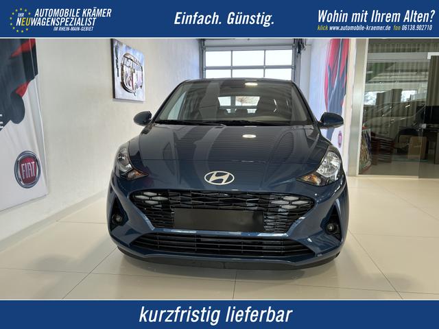 Hyundai i10 - GO+ 1.2 MT 58 kW (79 PS) Klimaautomatik, Navigationssystem, Apple CarPlay & Android Auto, Sitzheizung, Lenkradheizung, Einparkhilfe hinten, R&uuml;ckfahrkamera, Privacy Glass, 15" Leichtmetallfelgen, uvm.