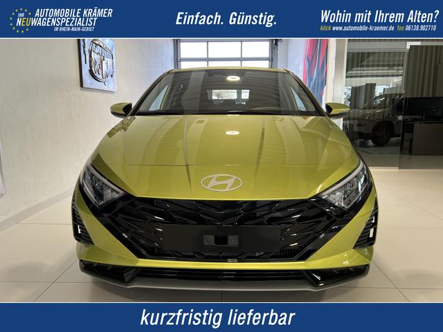 Hyundai i20 - GO+ 1.0 T-GDI DCT 74 kW (100PS) Navigationssystem, Klimaautomatik, R&uuml;ckfahrkamera, DAB, Apple CarPlay, Android Auto, Sitzheizung, Lenkradheizung, Spurassistent, Tempolimit-Assistent, 16"-Leichtmetallfelgen, Virtual Cockpit,