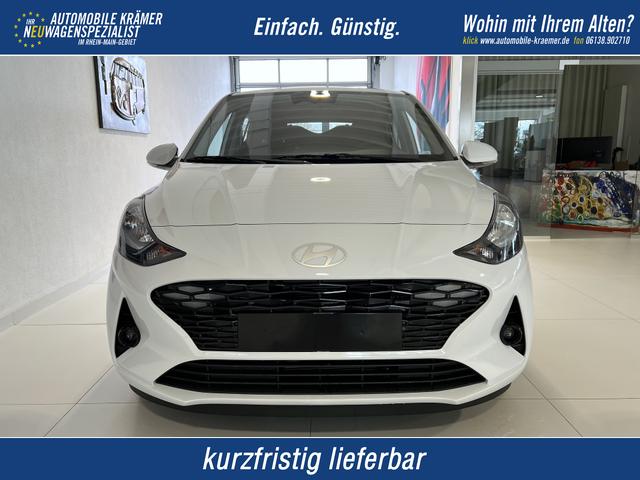 Hyundai i10 - GO+ 1.0 MT 46 kW (63 PS) 5 Jahre Garantie, Klimaautomatik, Navigationssystem, Apple CarPlay & Android Auto, Sitzheizung, Lenkradheizung, Einparkhilfe hinten, Rückfahrkamera, Privacy Glass, 15" Leichtmetallfelgen, uvm.