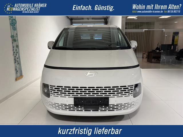 Hyundai Staria - Kastenwagen 1.6 T-GDi HEV 165 kW (224 PS) Sitz-Paket, Lenkradheizung, Sitzheizung, Klimaautomatik, DAB, Navigationssystem, Android Auto, Apple CarPlay, Einparkhilfe vorne und hinten, R&uuml;ckfahrkamera, 17 Zoll Stahlfelgen, Reserverad, uvm.