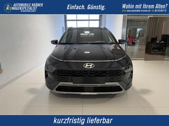 Hyundai BAYON - GO+ 1.0 T-GDI DCT 74 kW (101 PS) Toter-Winkel-Assistent, Induktive Ladestation, Comfort-Paket, Lenkradheizung, Sitzheizung, DAB, Android Auto, Apple CarPlay, Navigationssystem, LED-Scheinwerfer, Einparkhilfe, R&uuml;ckfahrkamera, uvm.