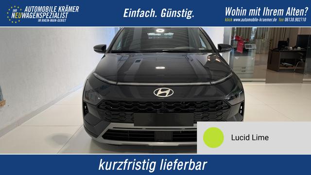 Hyundai BAYON - GO+ 1.0 T-GDI DCT 74 kW (101 PS) Toter-Winkel-Assistent, Induktive Ladestation, Comfort-Paket, Lenkradheizung, Sitzheizung, DAB, Android Auto, Apple CarPlay, Navigationssystem, LED-Scheinwerfer, Einparkhilfe, R&uuml;ckfahrkamera, uvm.