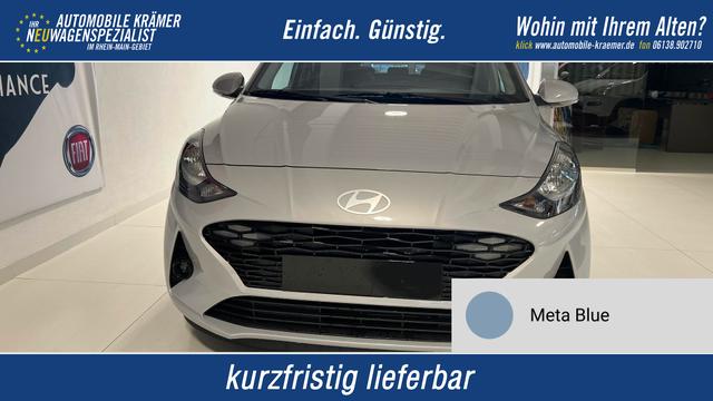 Hyundai i10 - GO+ 1.2 MT 58 kW (79 PS) Klimaautomatik, Navigationssystem, Apple CarPlay & Android Auto, Sitzheizung, Lenkradheizung, Einparkhilfe hinten, R&uuml;ckfahrkamera, Privacy Glass, 15" Leichtmetallfelgen, uvm.