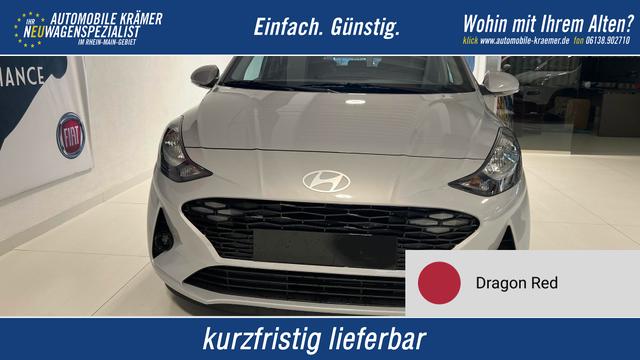 Hyundai i10 - GO+ 1.2 MT 58 kW (79 PS) Klimaautomatik, Navigationssystem, Apple CarPlay & Android Auto, Sitzheizung, Lenkradheizung, Einparkhilfe hinten, R&uuml;ckfahrkamera, Privacy Glass, 15" Leichtmetallfelgen, uvm.