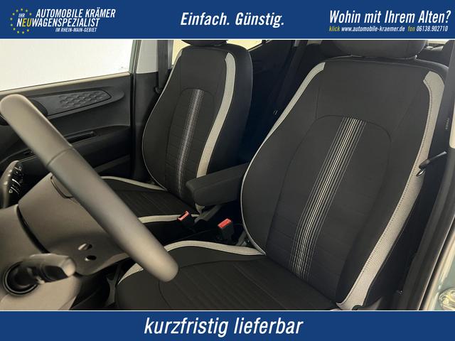 Hyundai i10 - GO+ 1.2 AMT 58 kW (79 PS) Klimaautomatik, Navigationssystem, Apple CarPlay & Android Auto, Sitzheizung, Lenkradheizung, Einparkhilfe hinten, R&uuml;ckfahrkamera, Privacy Glass, 15" Leichtmetallfelgen, uvm.