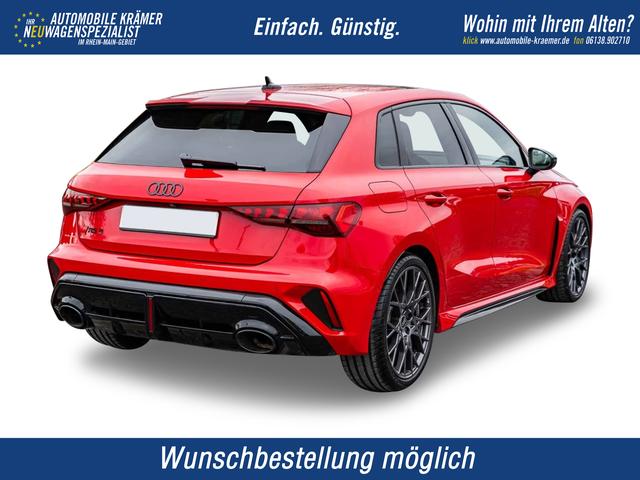 Audi RS3 Sportback - FACELIFT+TECH PRO+MATRIX+360KAM+NAVI+SONOS+19"ALU+DESIGNPAKET ROT