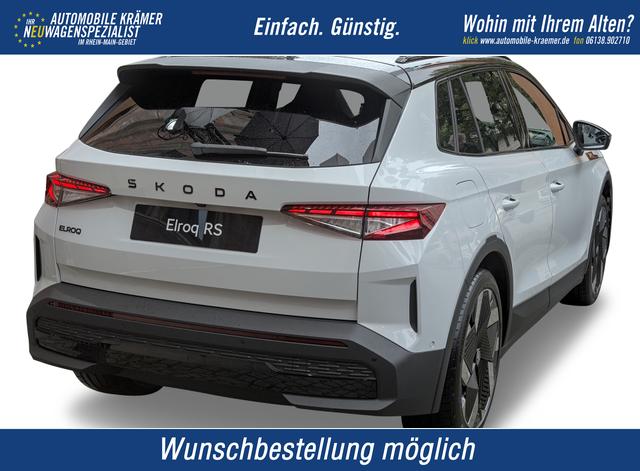 Skoda Elroq - RS Ultimate 4x4 F&Ouml;RDERF&Auml;HIG+5J GAR.+MATRIX+CANTON+eHK+NAVI+360 KAM+SHZ+ACC+21" ALU
